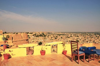 View from the Guesthouse in Jaiselmer