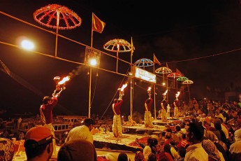 River Worship Ceremony at Dasaswamedh Ghat