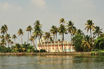 A church in the backwaters of Kerala