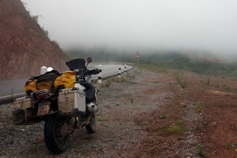 In the clouds, close to the Thai border