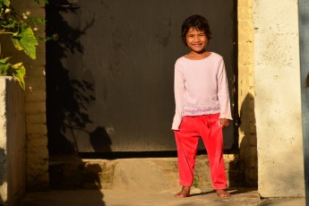 Mahyma, my little girlfriend at the Children Welfare Home