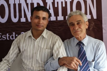 Raj & Steven, founder of the Hope Foundation