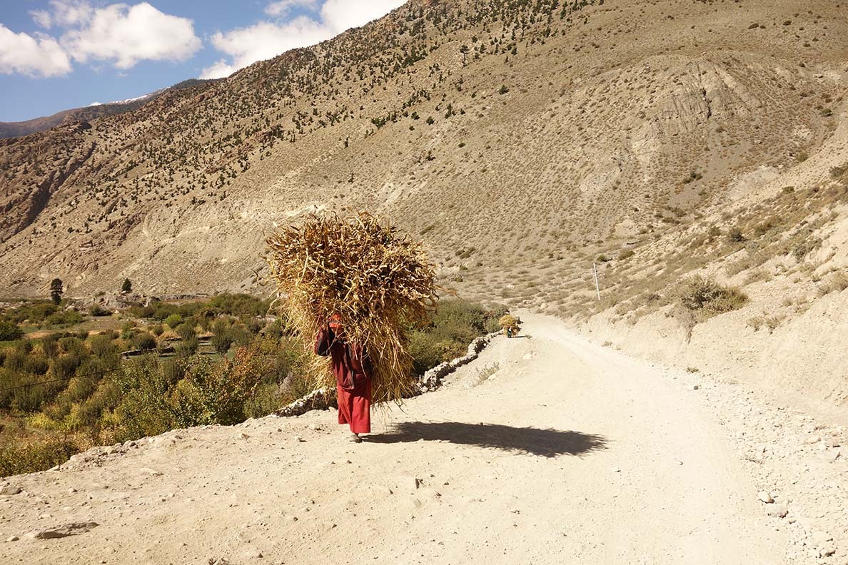 The way to Muktinath