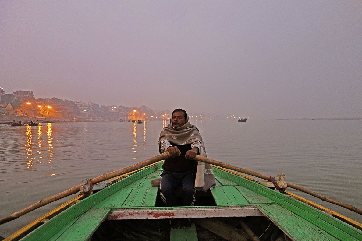 On the Ganges in Varanasi