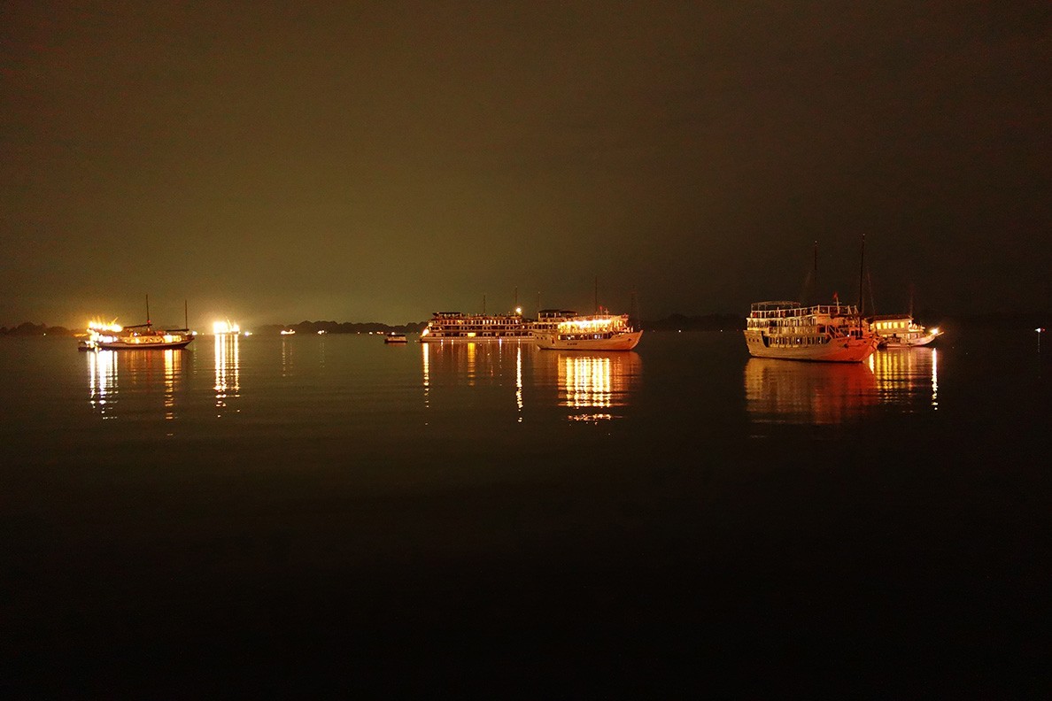 Boats in Halong Bay