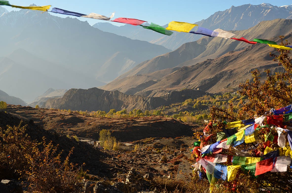 View from the temple above Muktinath