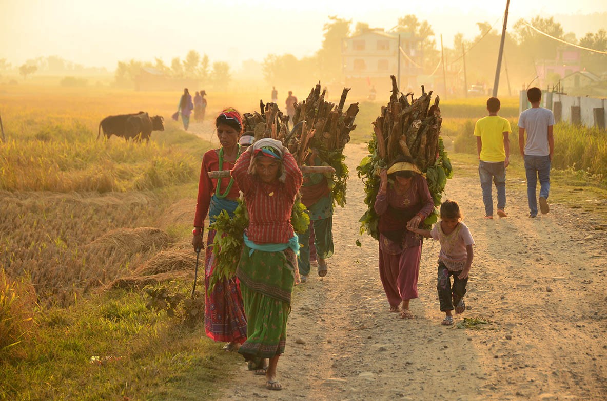 Local life around Birendranagar