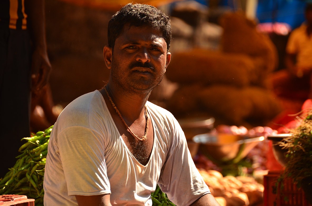 On the market in Gokarna