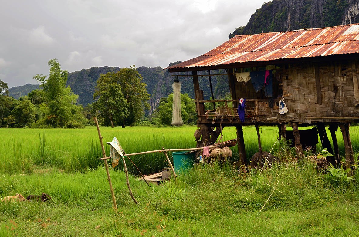 Little Village, close to the Kong Lor Cave