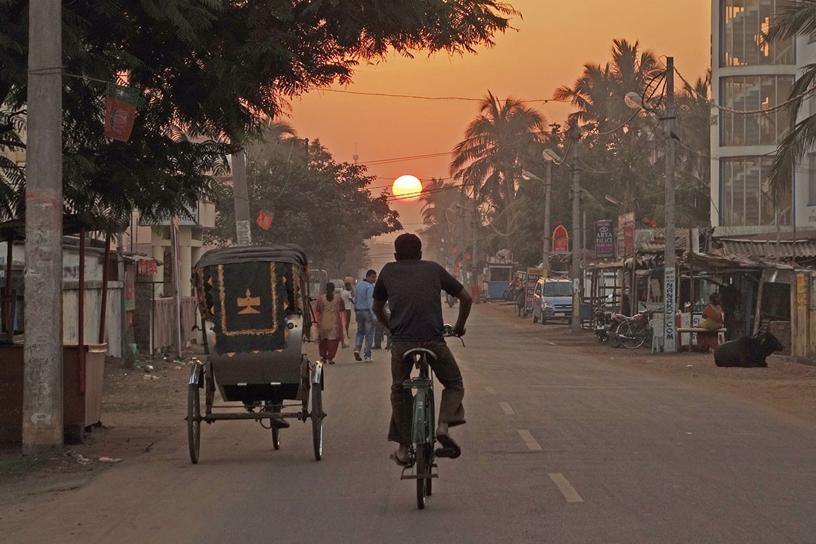 Sunset in Puri