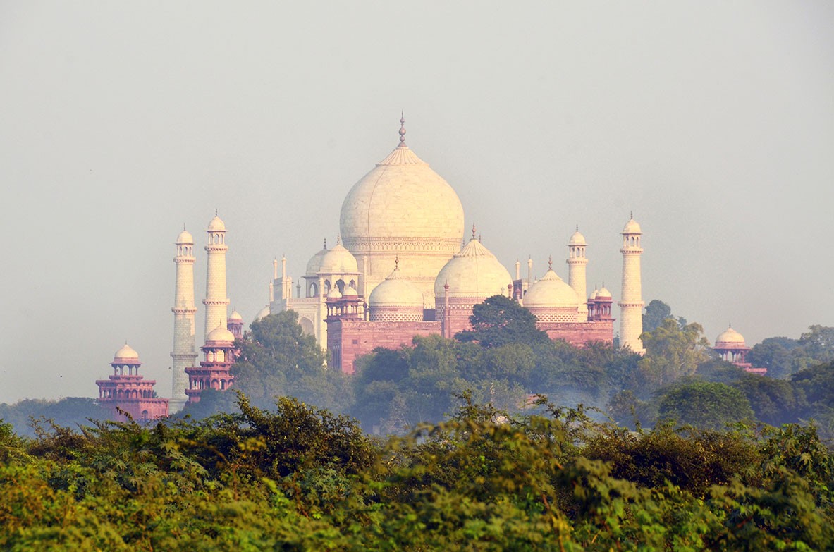 The Taj from a Distance