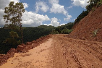 Landslides and slippy roads