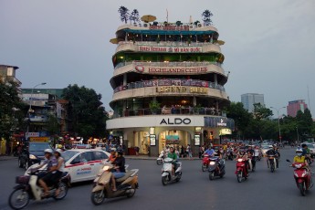Scooter Traffic in Hanoi